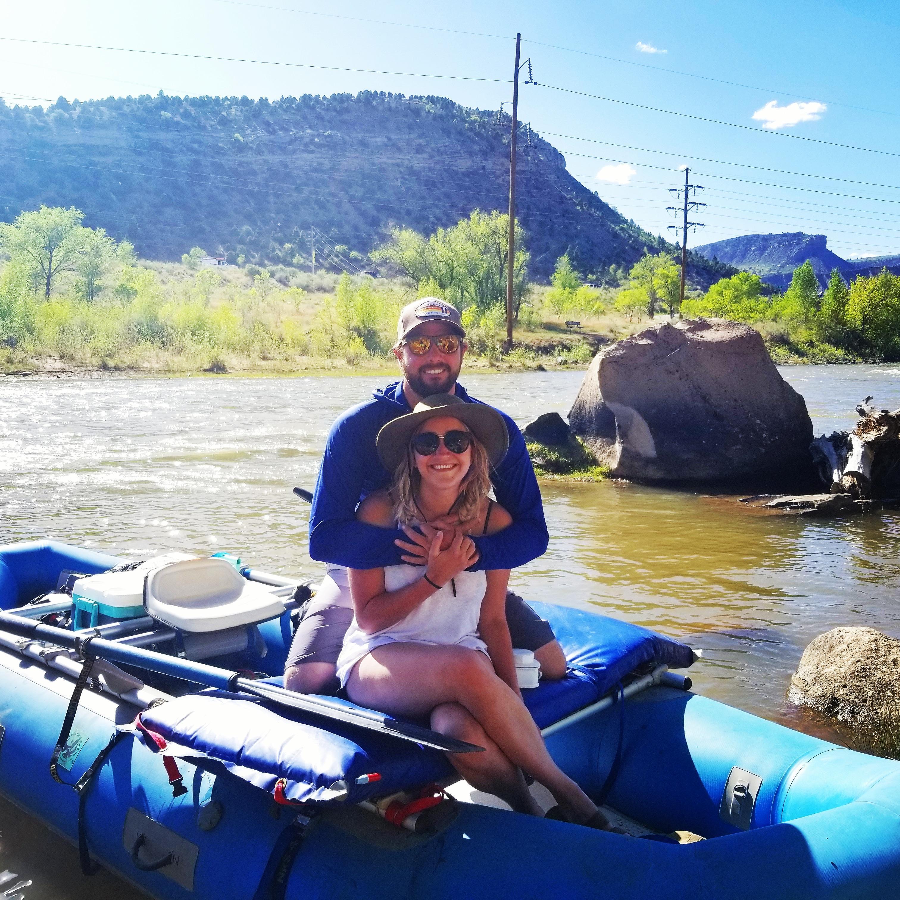 Summer rafting down the Animas River