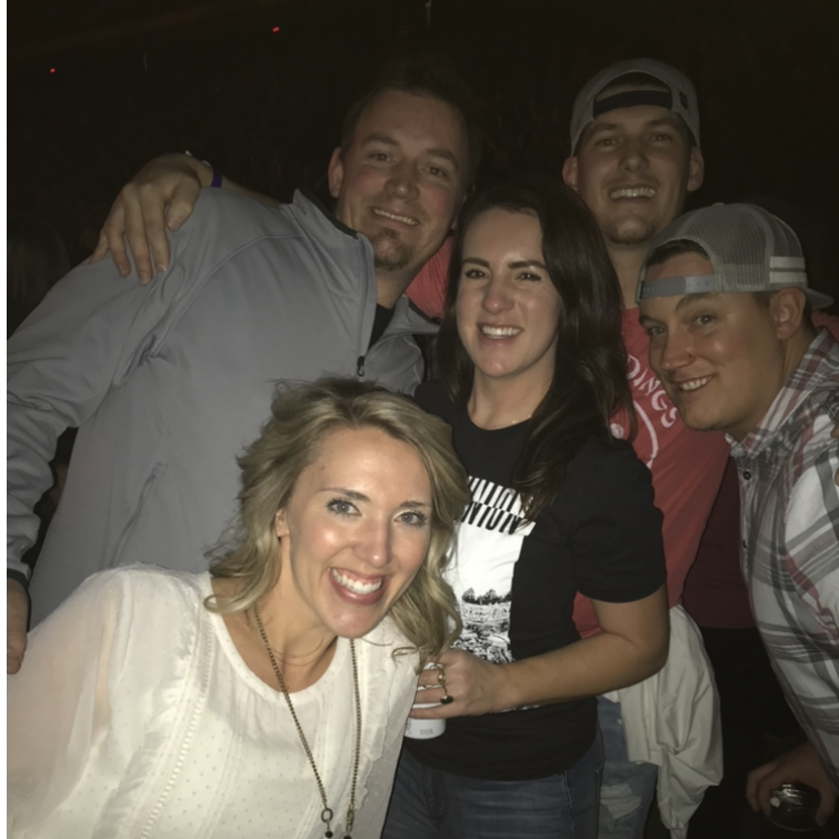 Surprising Tyler for his 32nd birthday with an Old Dominion concert in Duluth