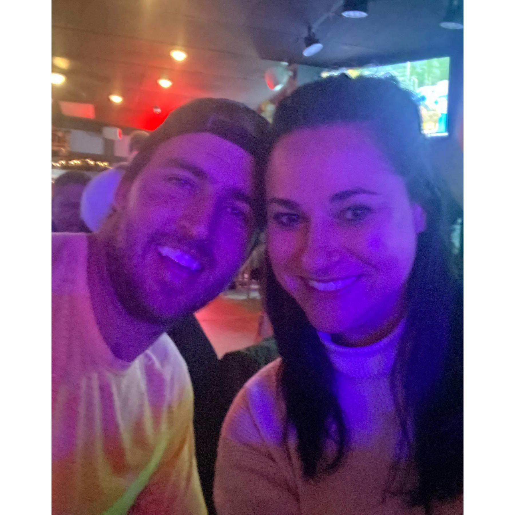 First photo as a couple! Hard launch :)