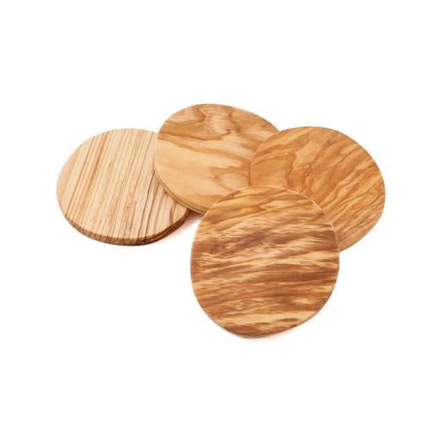 Thirstystone Set of 4 Olive Wood Coasters