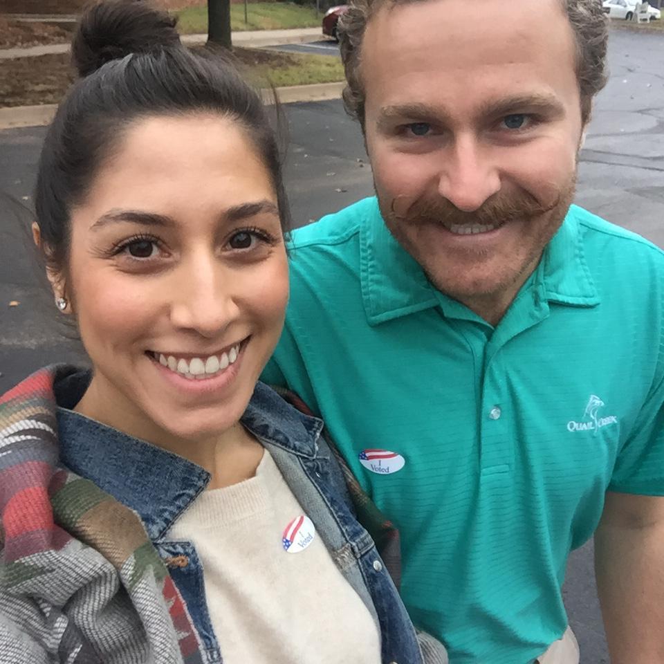 We voted