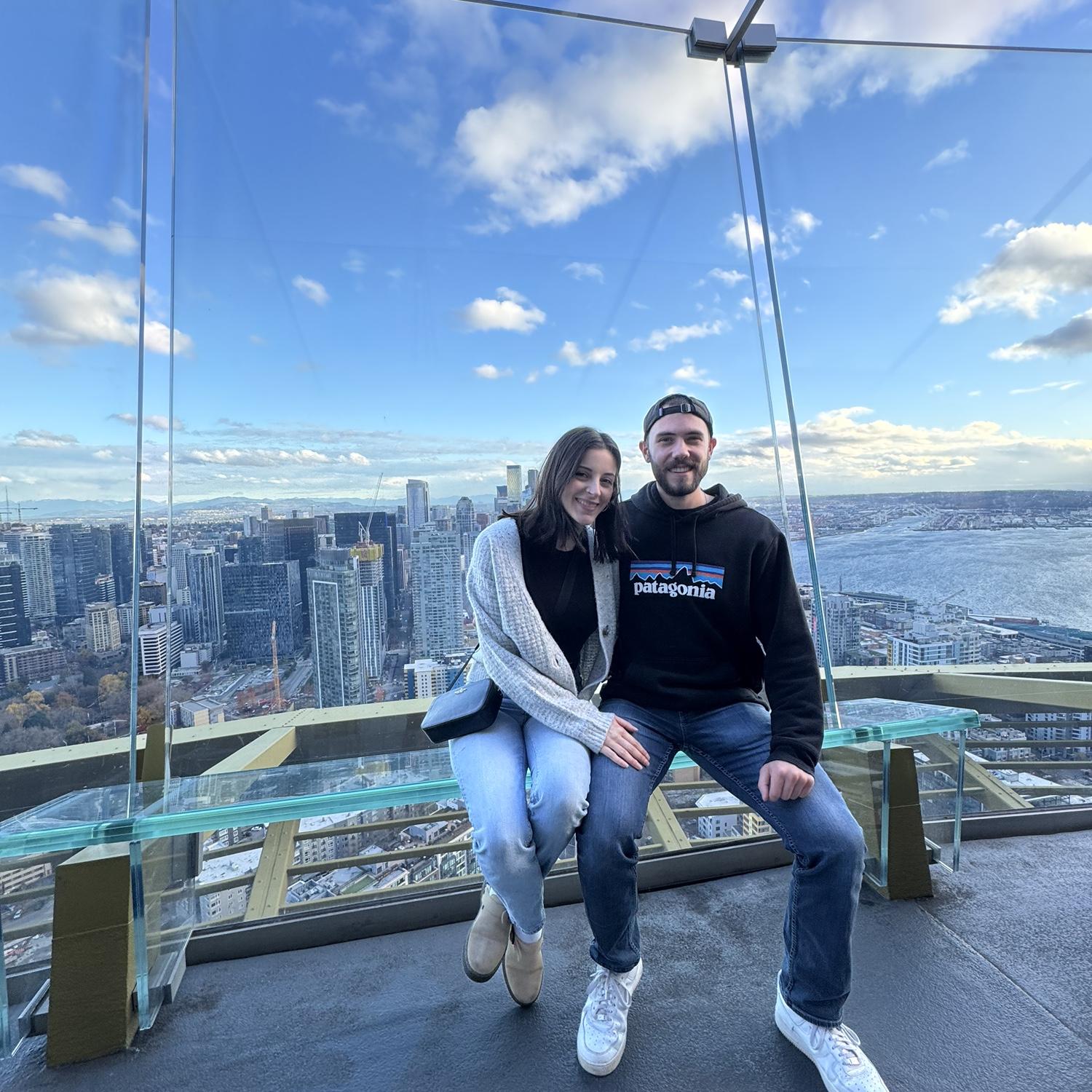 Our second trip together, to Seattle to visit Myles’ best friend! We learned quickly that we adore traveling together.