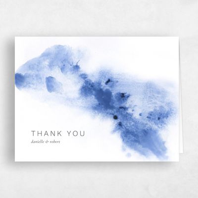 Blue Summer Wedding Thank You - Bartlett Landscape
