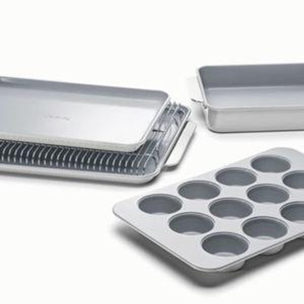 Half Bakeware Set - Grey 6pc