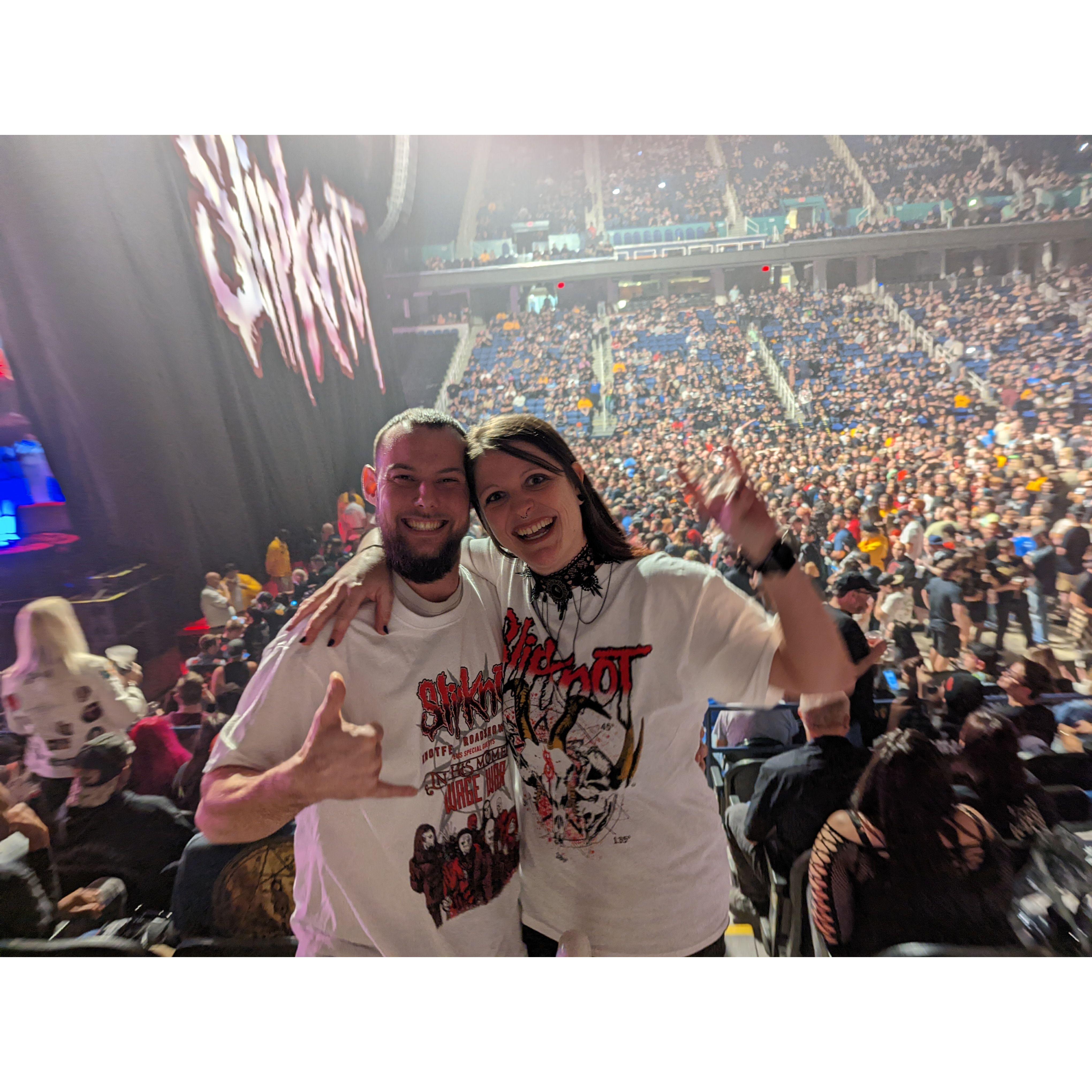 Favorite concert together - Slipknot 2022