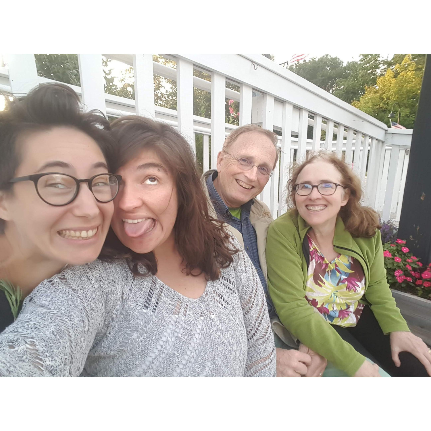 Kennebunk ME 2017
Dinner at the Tavern. The first of many classic family selfie sessions with Laura and Steve.