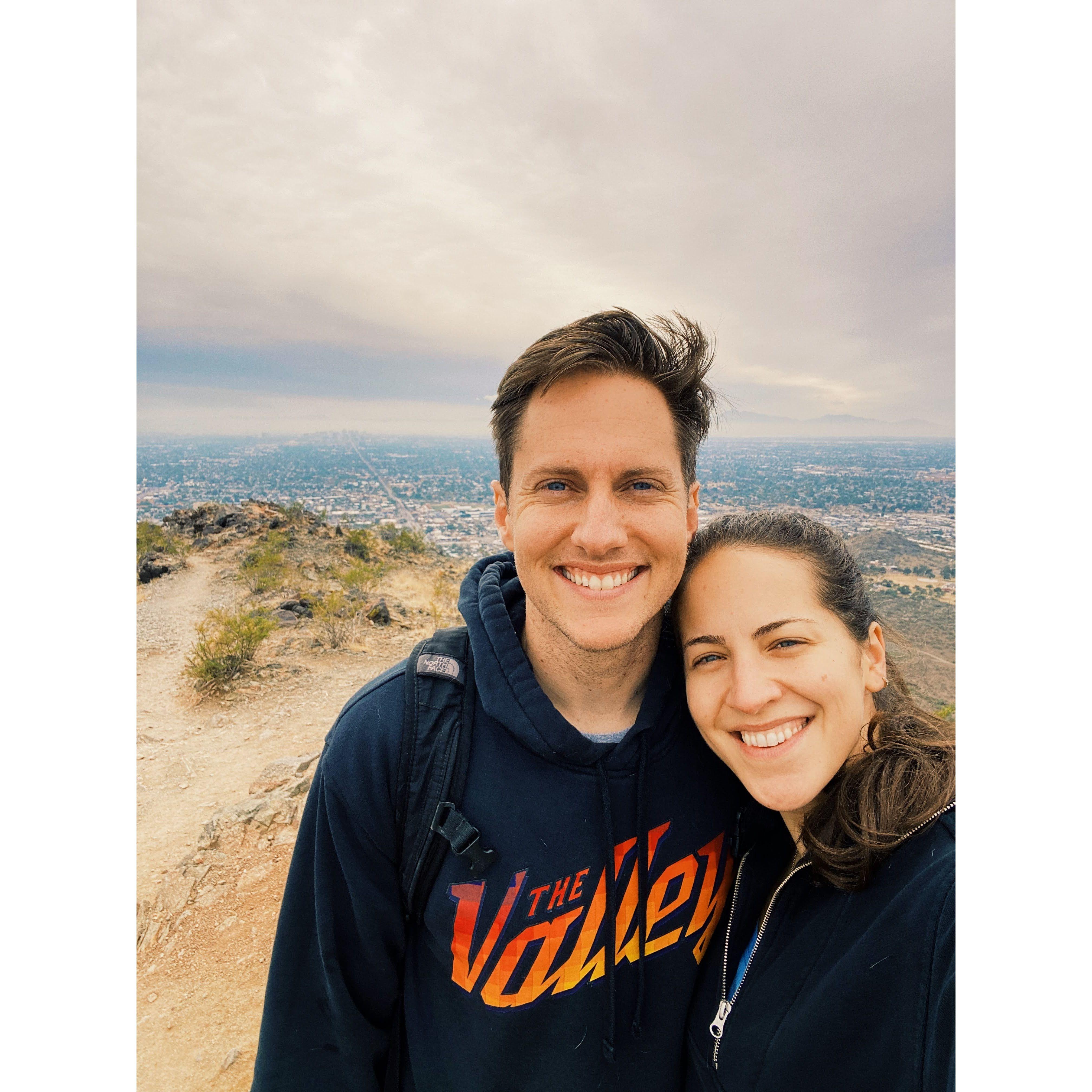 Our first hike when Emily visited Scott in Phoenix