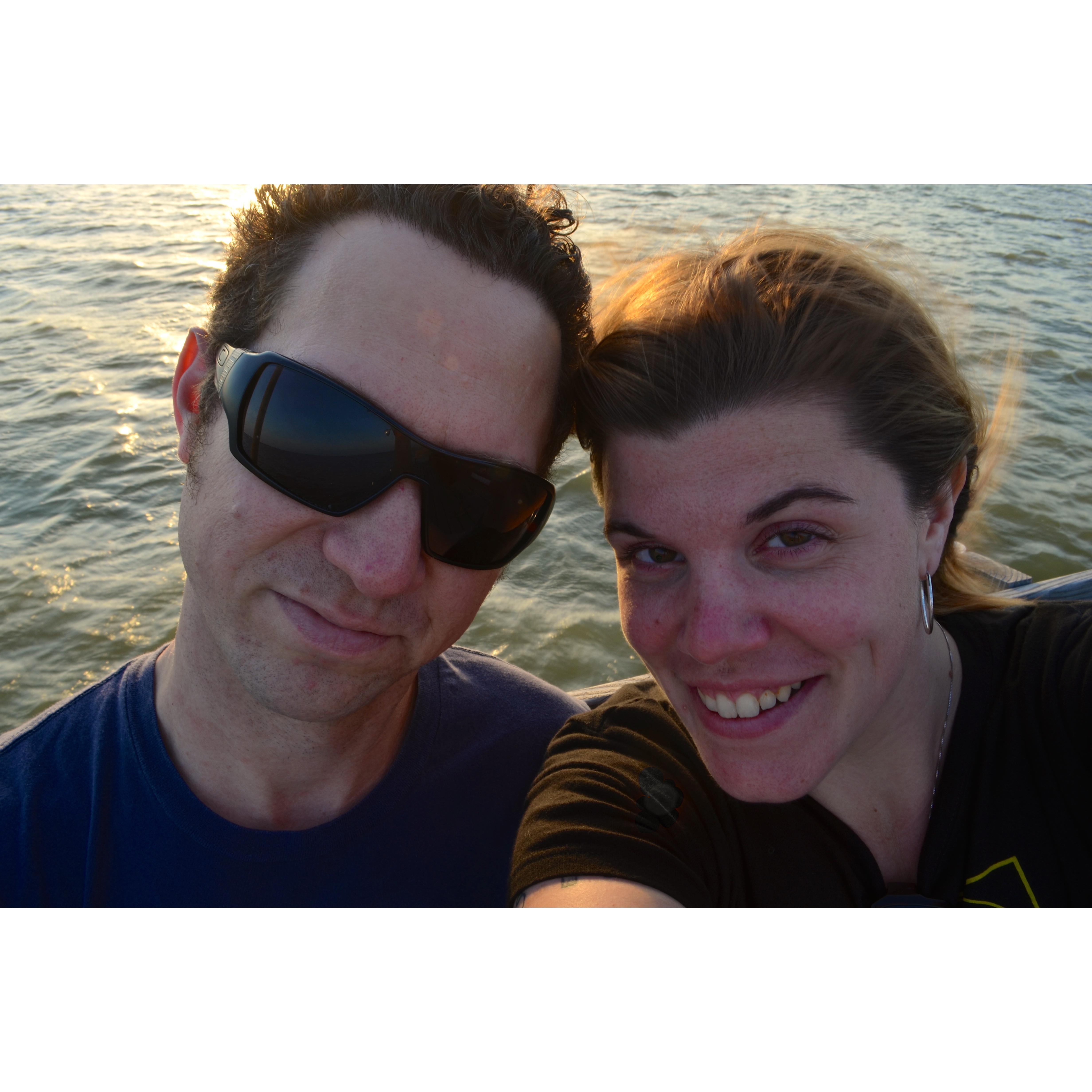 The first picture of us as a couple.