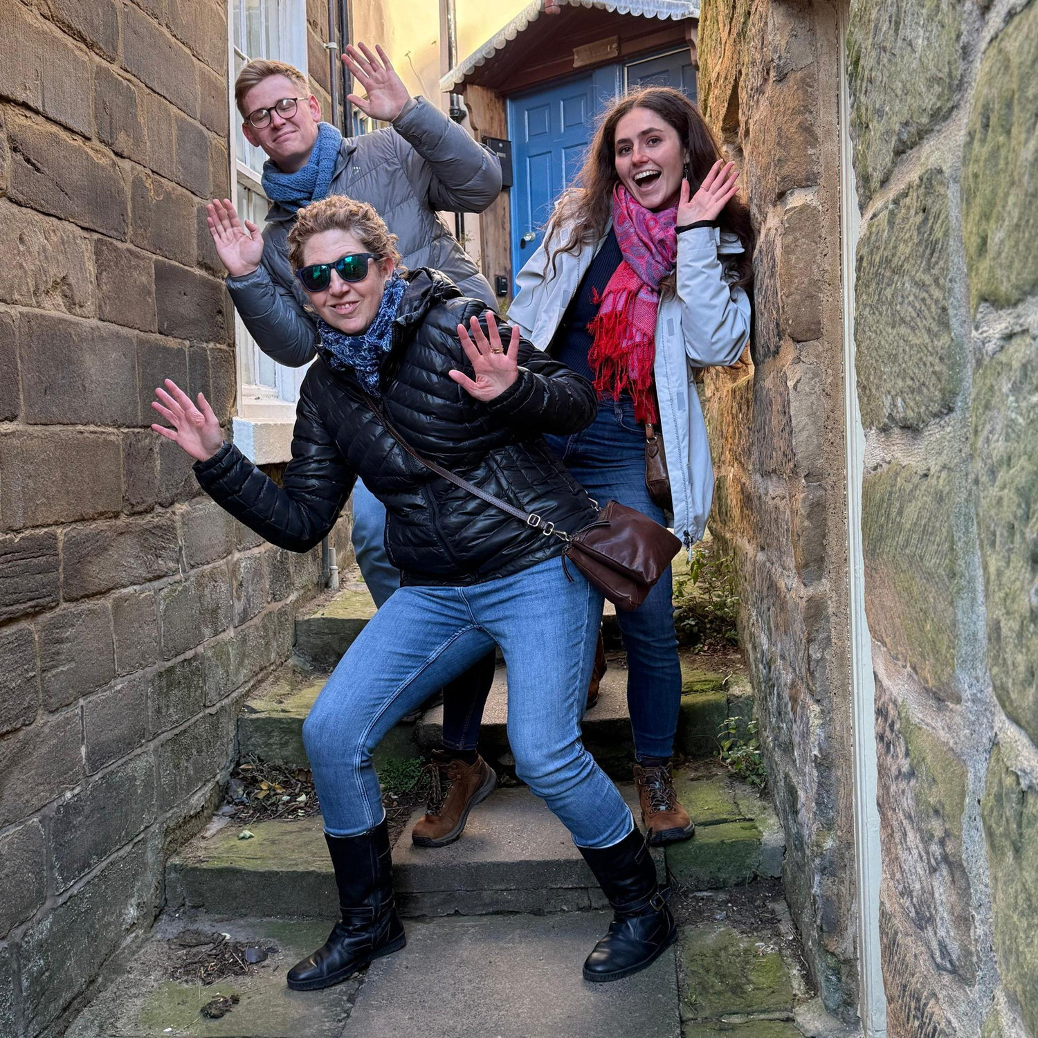 Fun exploring with the gang!
