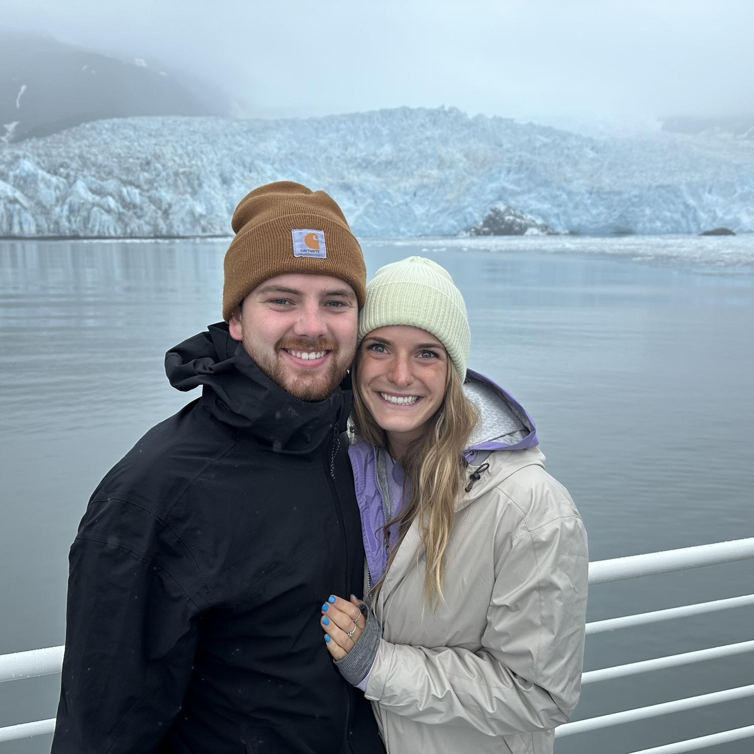 Boat tour to a glacier!