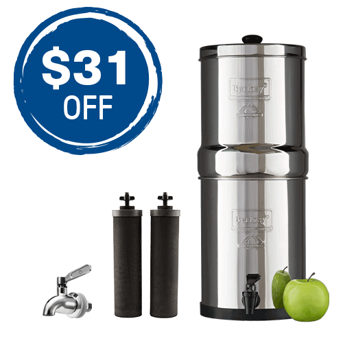 Travel Berkey & Stainless Steel Spigot Bundle Sale