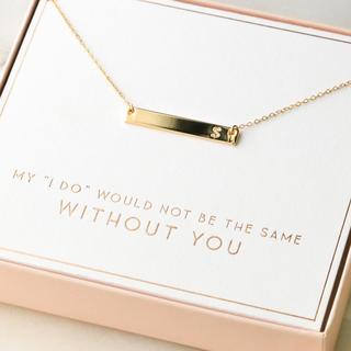 Letter Bar Necklace