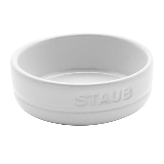 Staub Ceramic Dinnerware 4-pc Condiment Dish Set - White