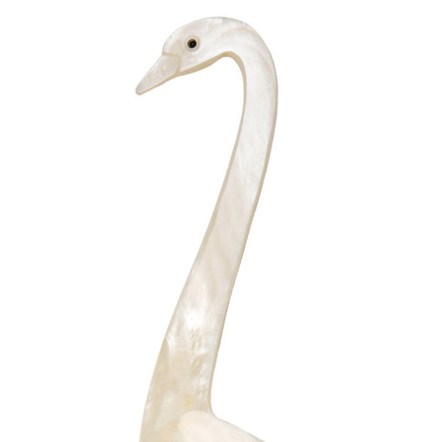 Swan Spoon, Mother Of Pearl