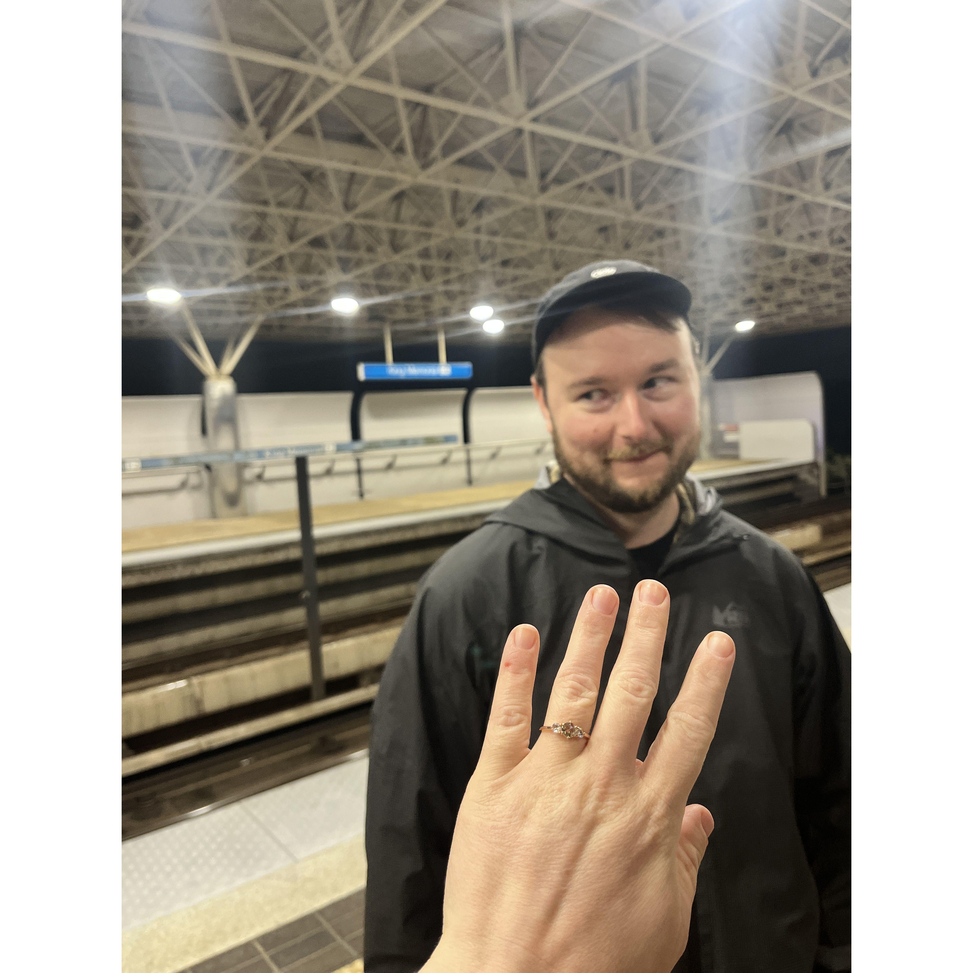 Engagement at King Memorial Marta Station