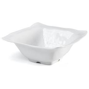 Q HOME ~ Ruffle White Melamine Square Serving Bowl, Price $48.95 in Tupelo, MS from Elizabeth Clair's