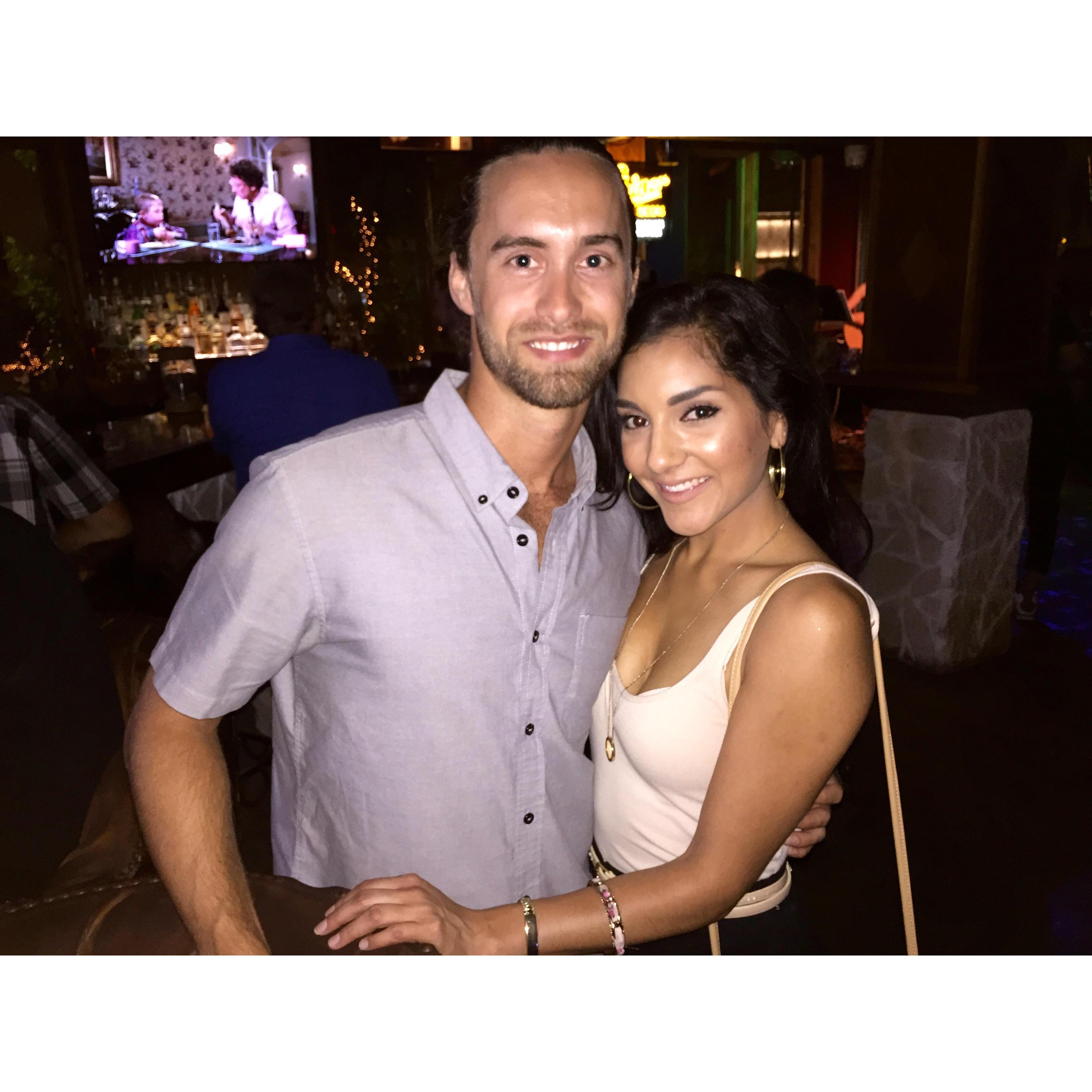 Our first official date - ish.