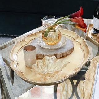 Florentine Wooden Accessories Oval Tray