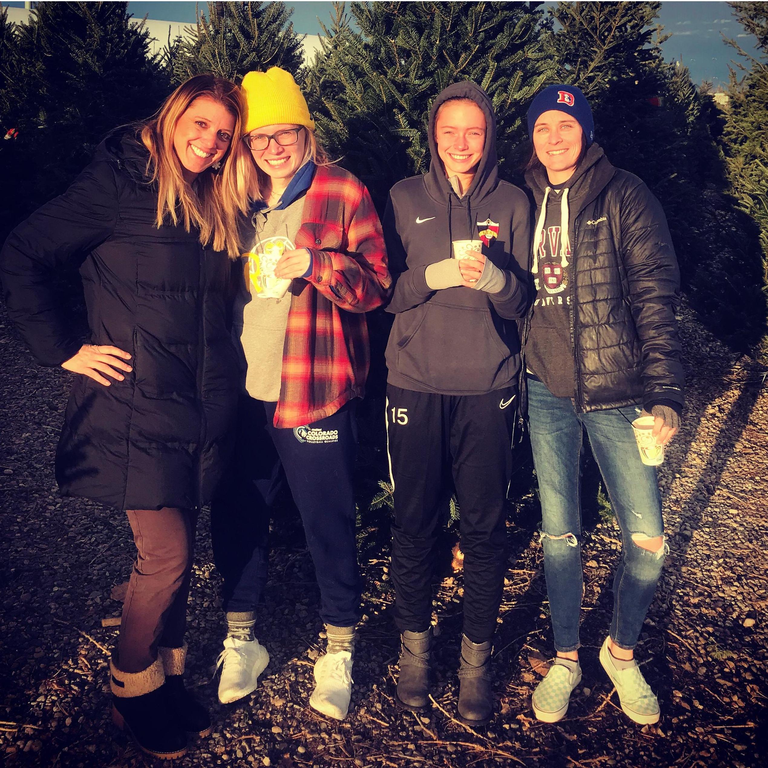 Our first Christmas tree as a family! (photo credit: Jake)