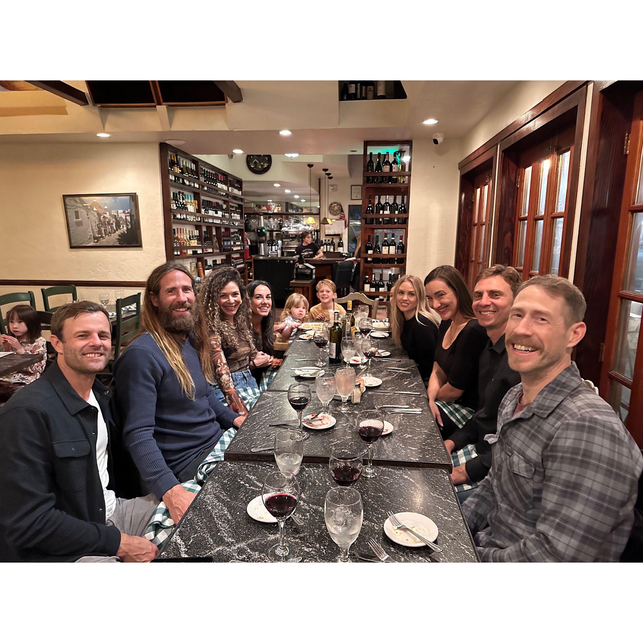 New Years with friends, 2024