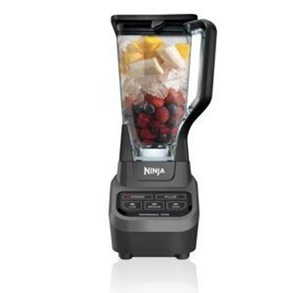 Ninja Professional Blender | Smoothie Blending, Drink Mixer, Grinder, Ice Crusher, Frozen Fruit Blending | 1000W Power, Total Crushing Technology, XL 72-oz. Pitcher | Black & Grey | BL610