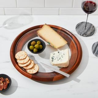 Cooper Cheese Tray with Knife