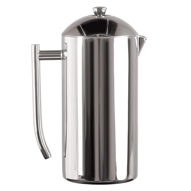 Frieling USA Double-Walled Stainless-Steel French Press Coffee Maker in Frustration Free Packaging, Polished, 17 Ounces