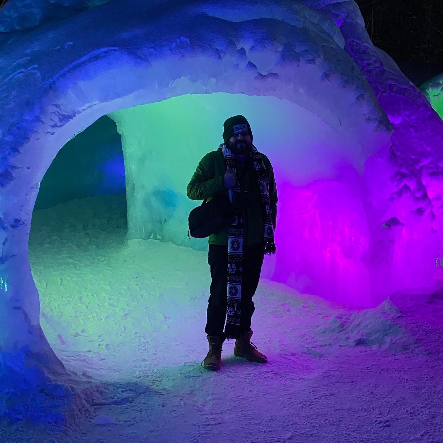 Ice Castles at night are pretty rad. 10/10 recommend.