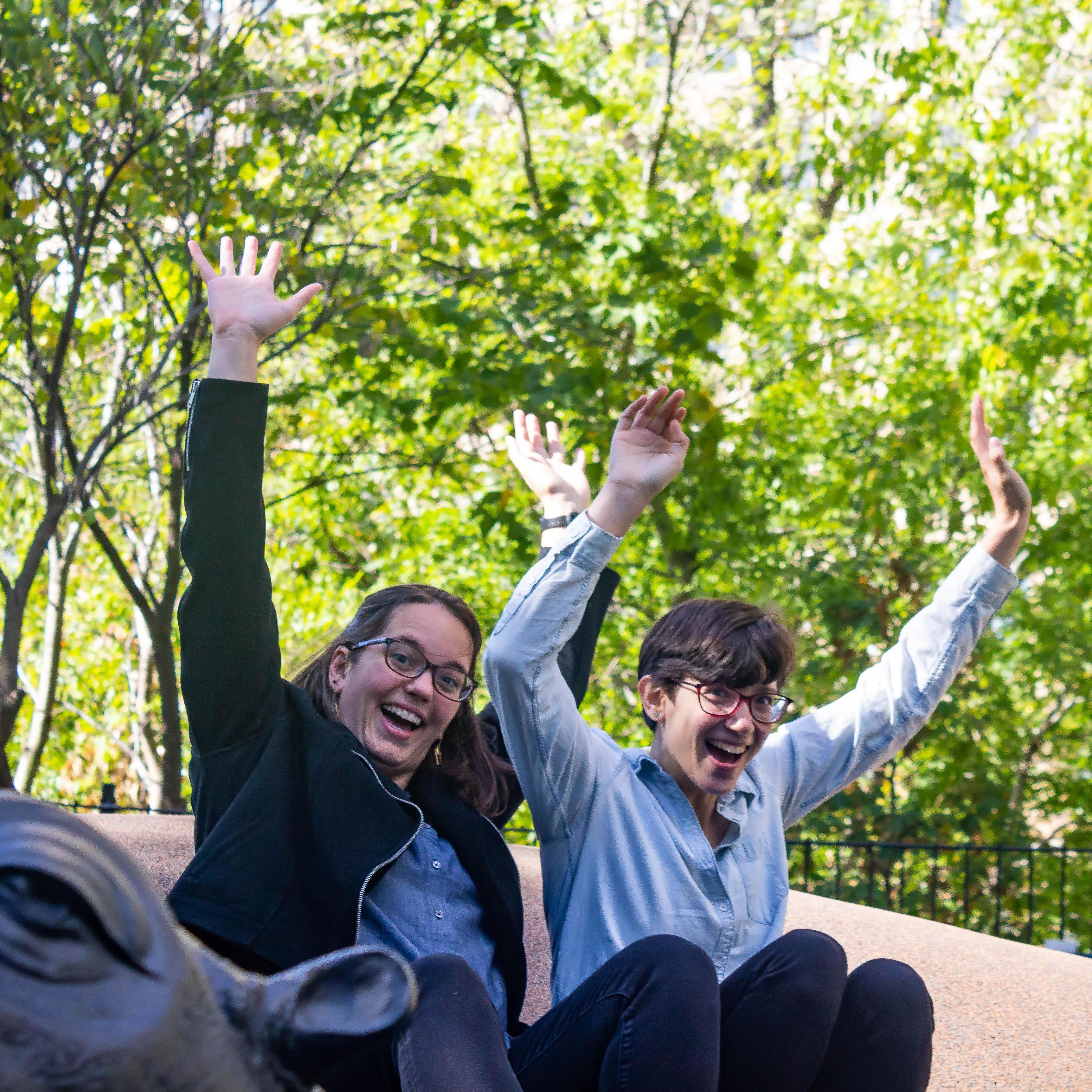Who says the Hippo Playground is only for kids?