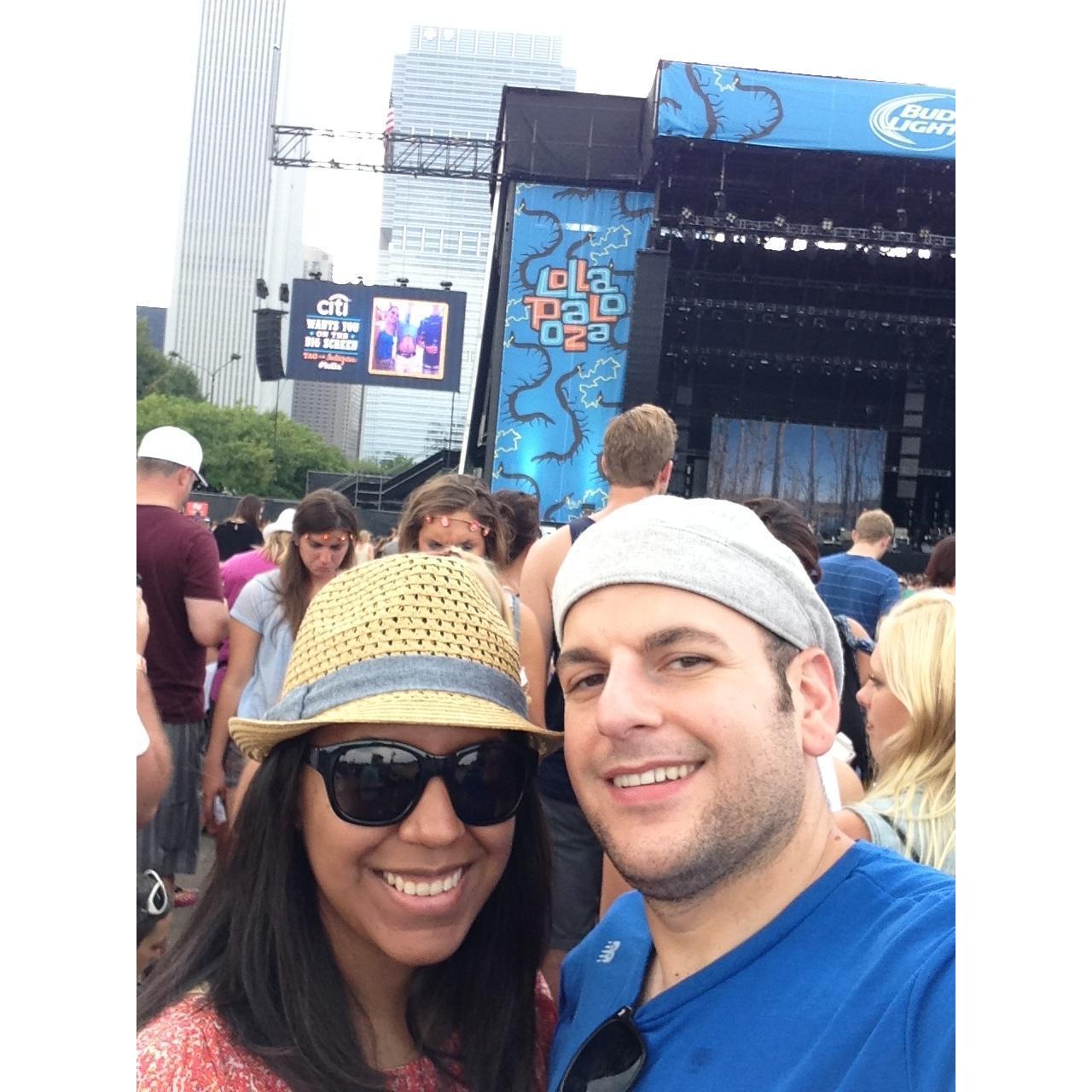 Our first concert together... Lollapolooza 2013