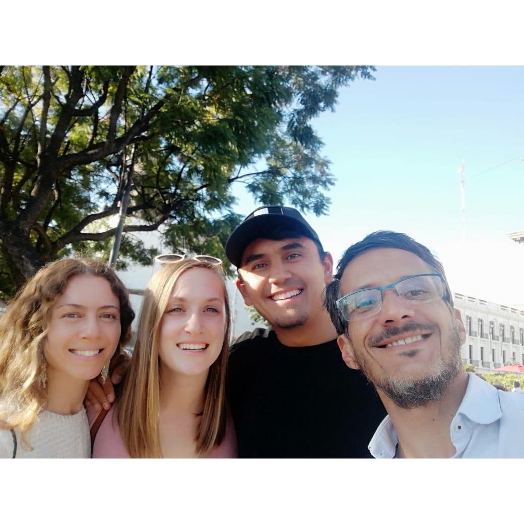 With my favorite Mexican friend, Katia, and her husband Jose, in Guadalajara, Mexico. December 2019.