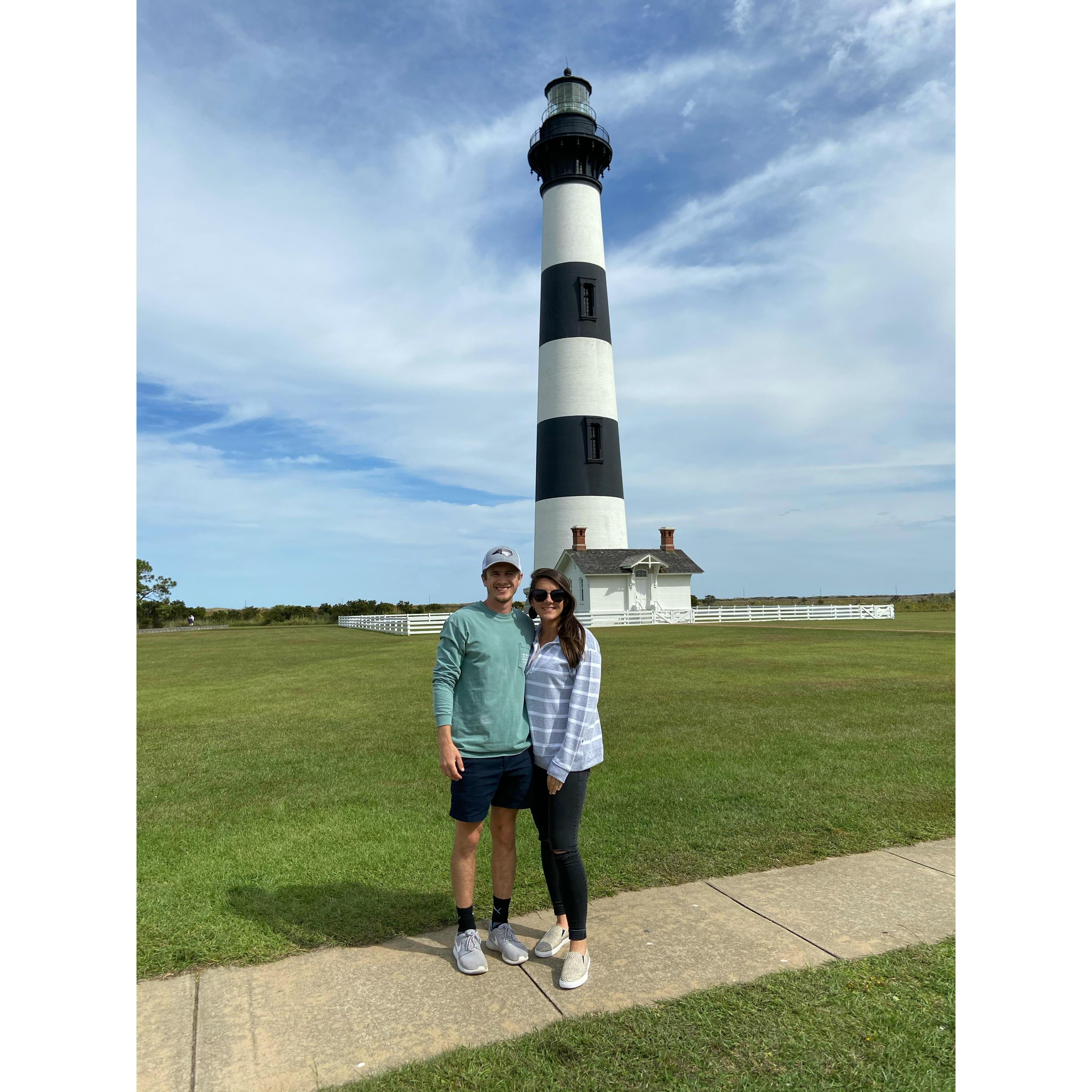 Bodie Island Light House in OBX. Megan's first family vacation with the Dunns.