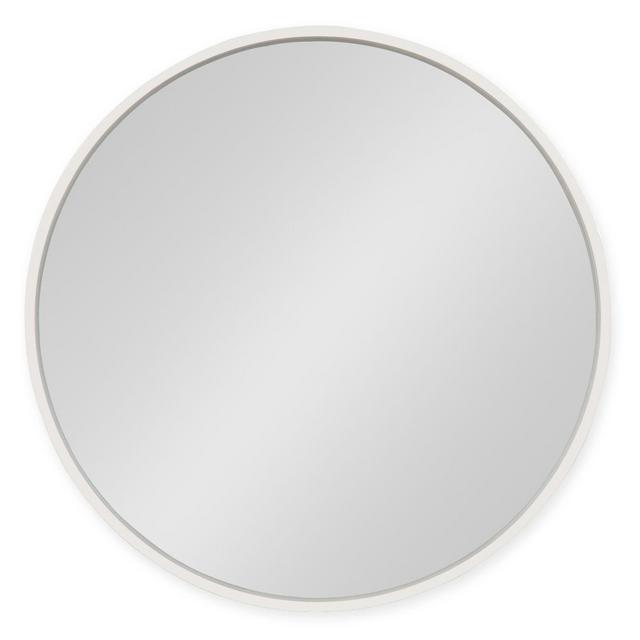 Kate and Laurel® Travis 25.6-Inch Round Wall Mirror in White