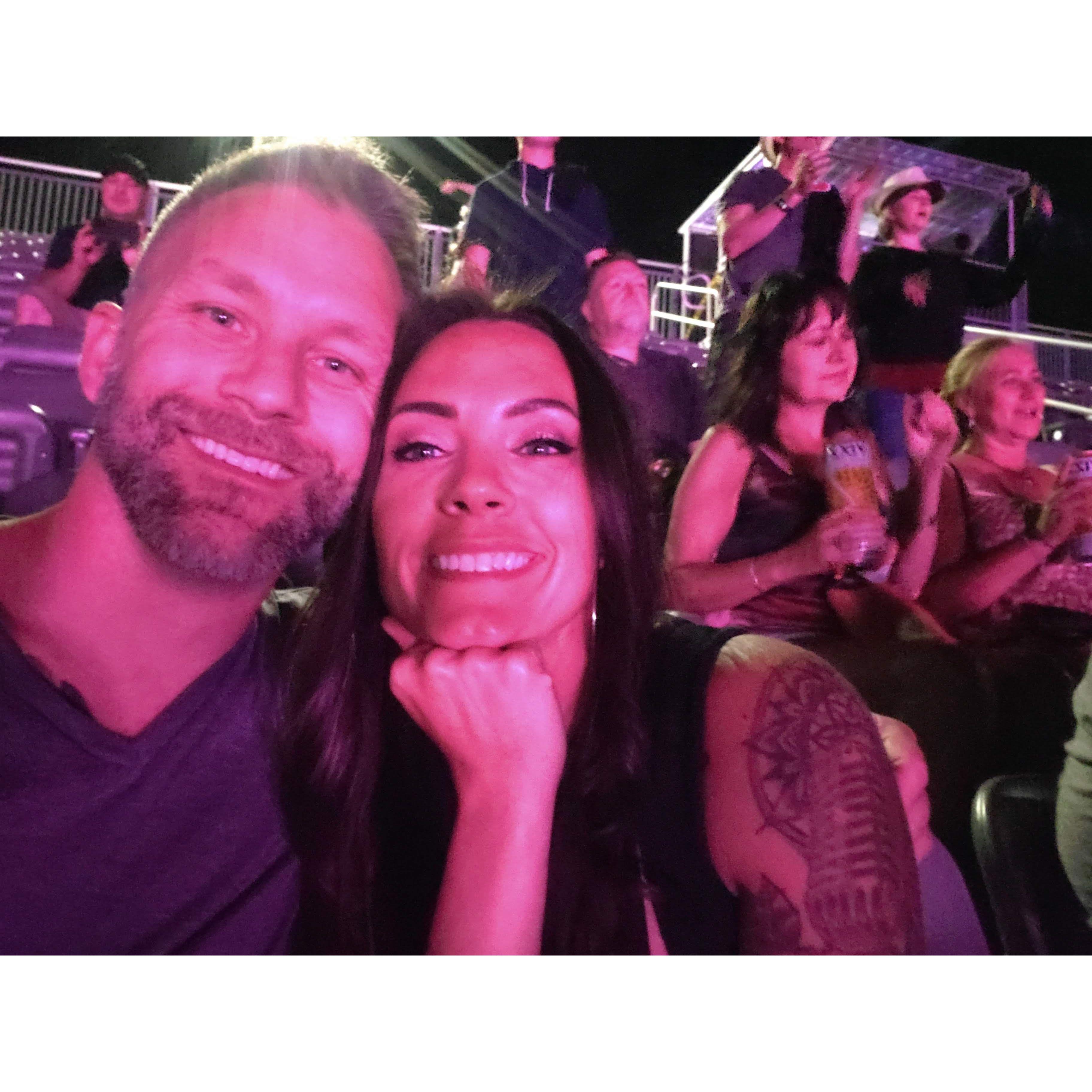 Knowing we both love music and live entertainment; we went to a concert on our 2nd date