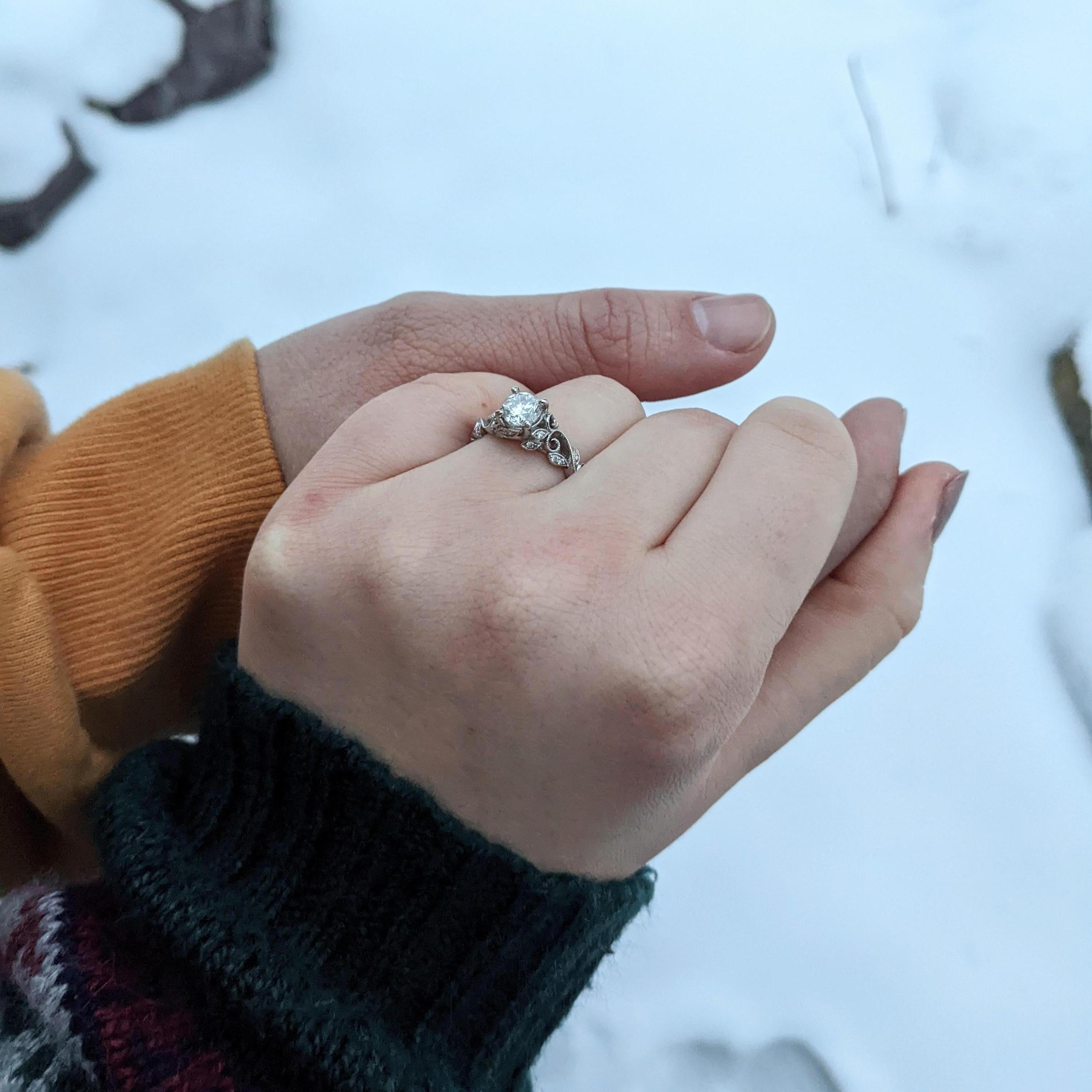 Spencer did a great job picking out a ring!