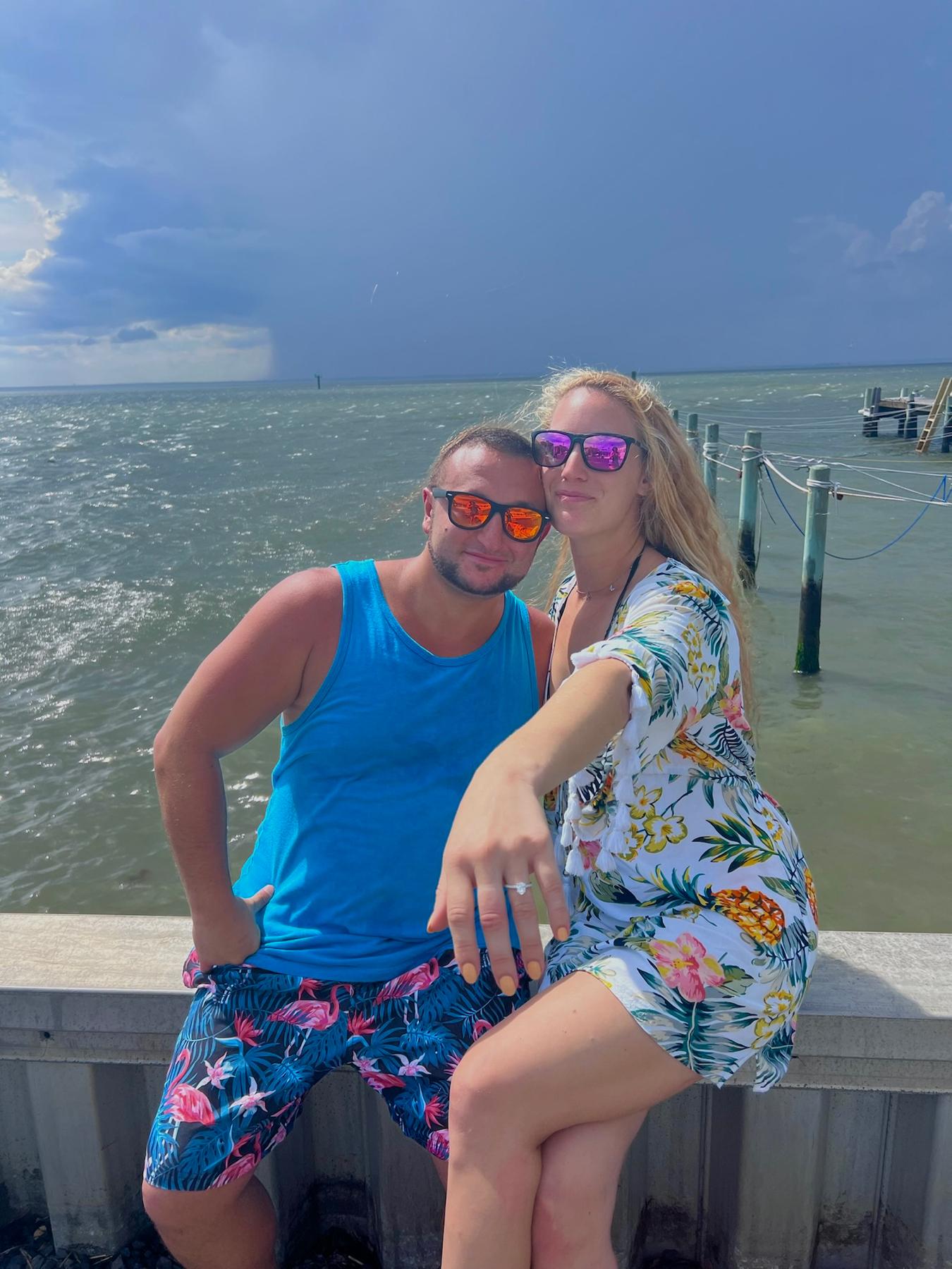 Proposal day at Long Beach Island