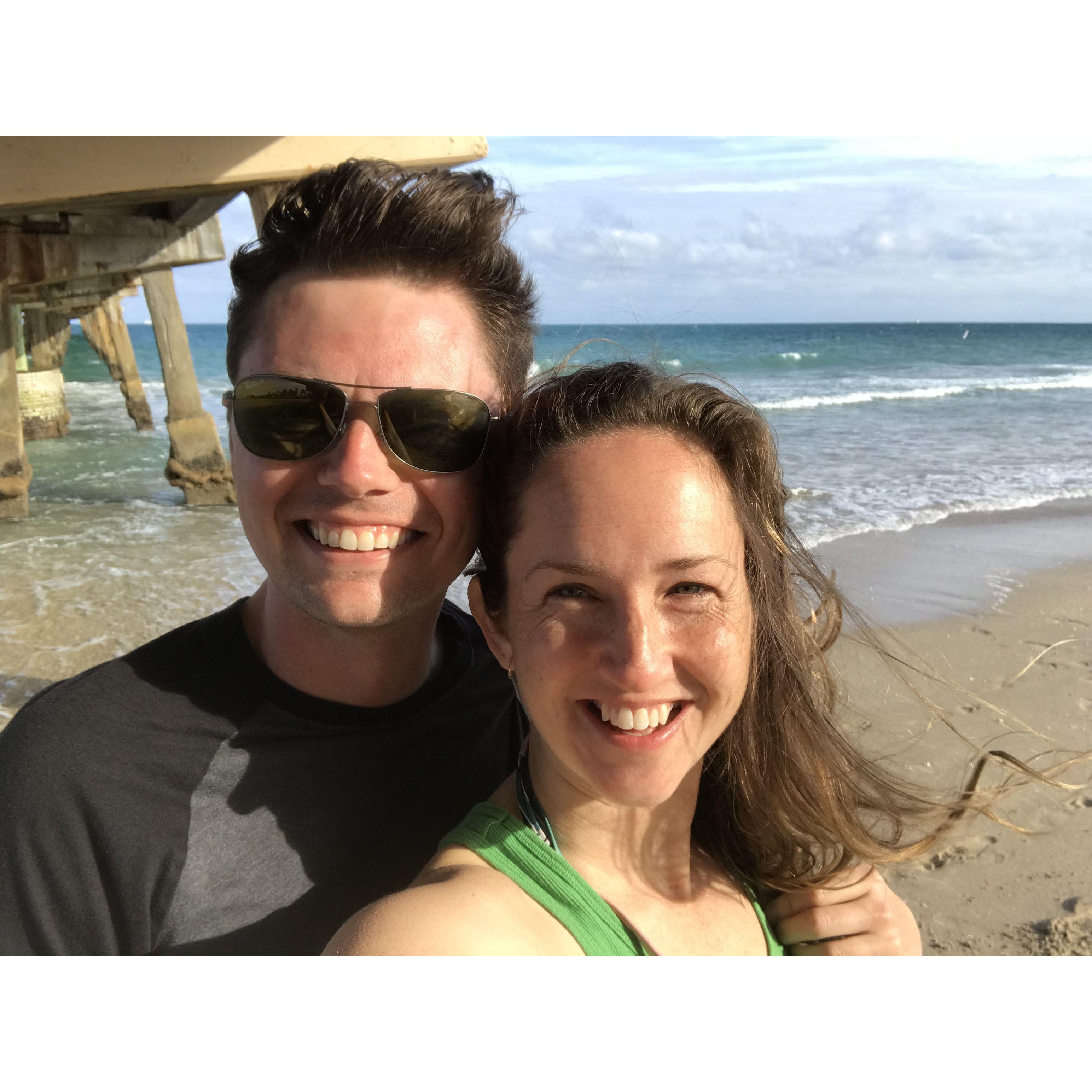 First trip to Florida together. Lauderdale by the Sea