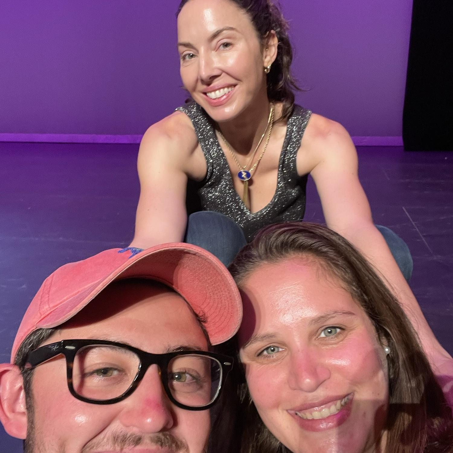 See we made a new famous friend.