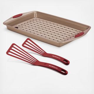 Cucina Nonstick Crispy Cookie Pan & Turner Set