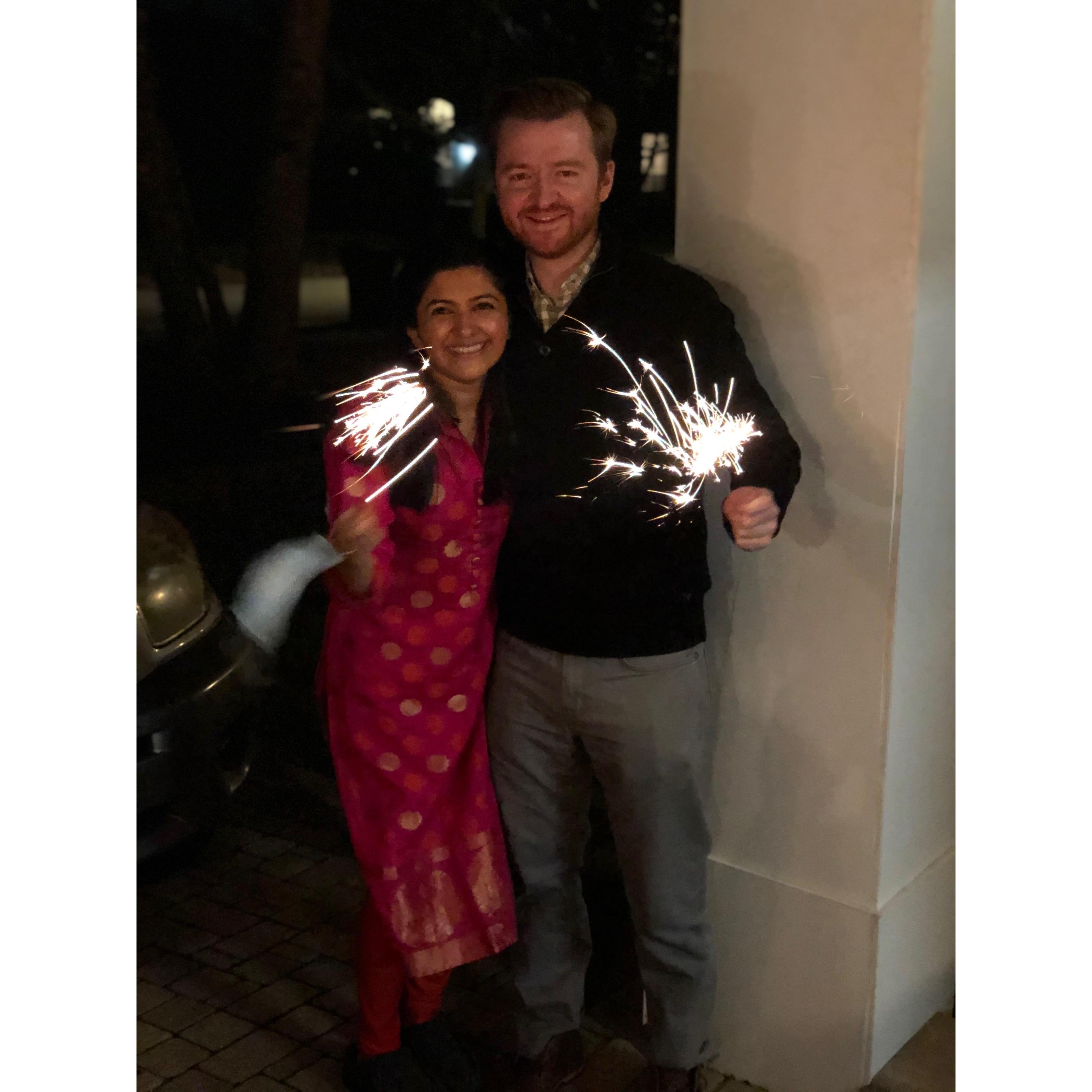 You could say we "light up each other's worlds".....get it?