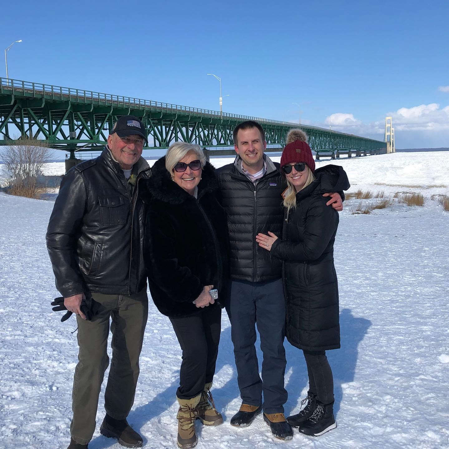Blue Ice Straights of Mackinaw