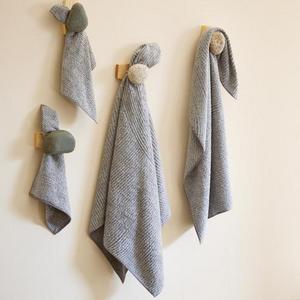 Charcoal Fiber Zen Garden Bath Linens Collection