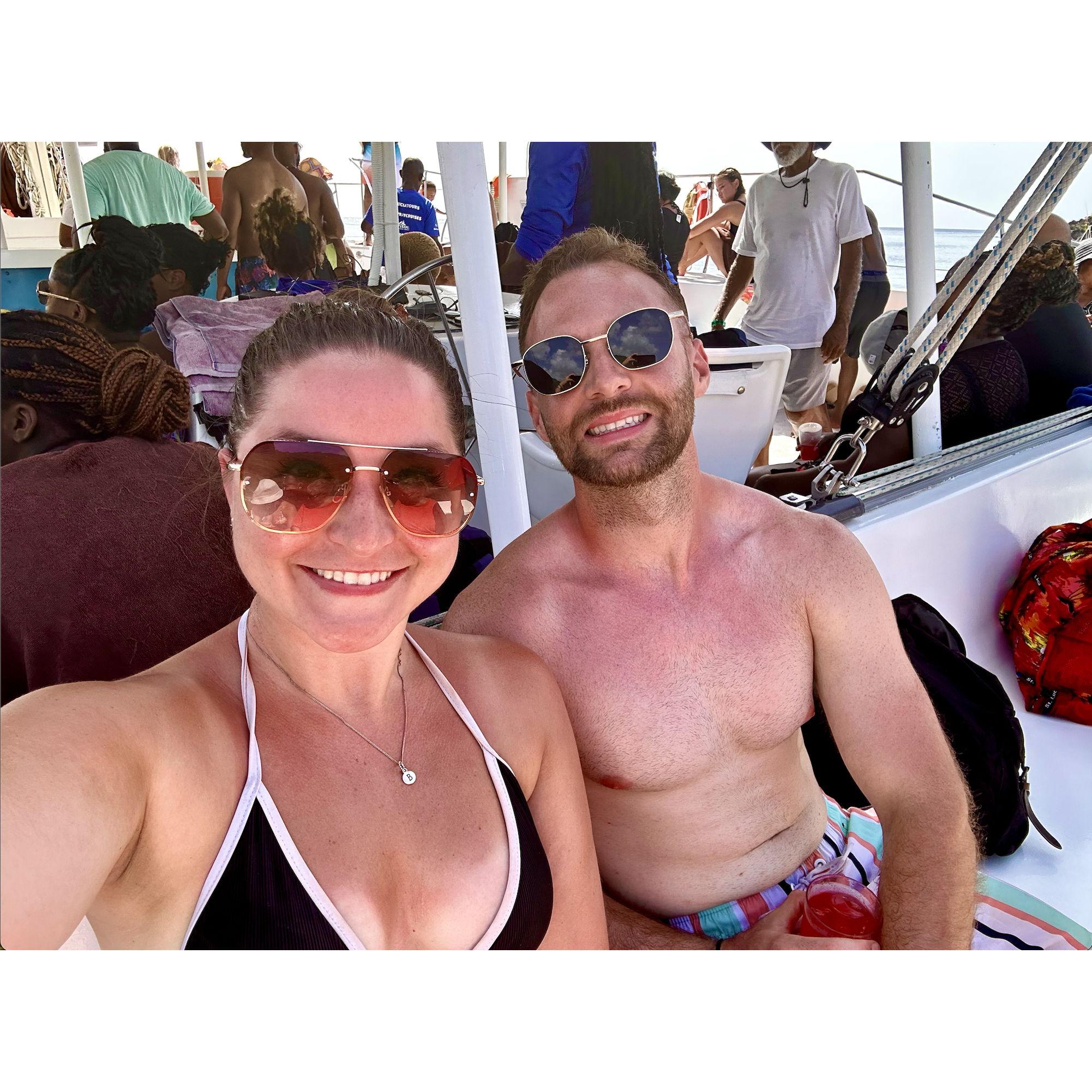 Took our celebration to paradise in St. Lucia!