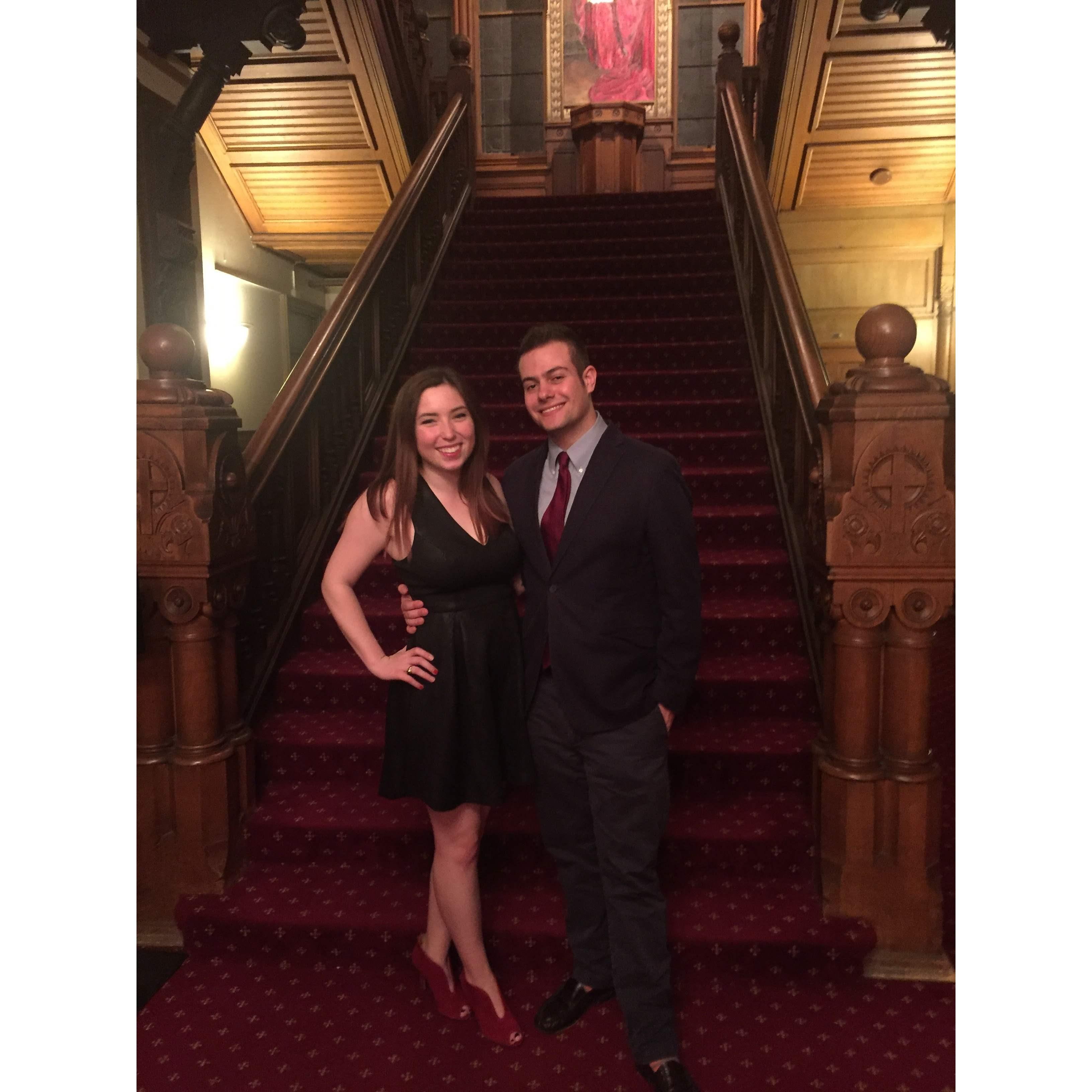 Our first photo together!