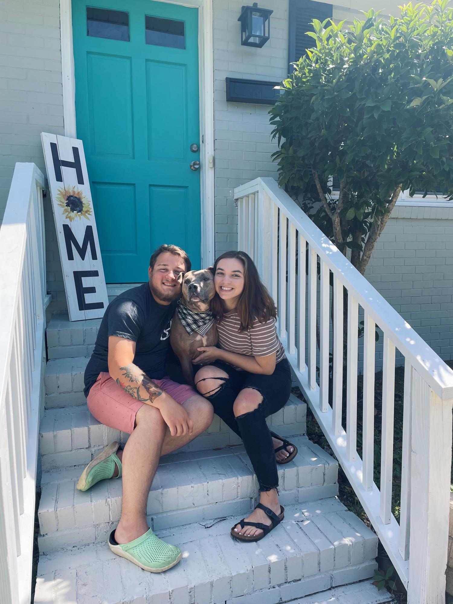 The day we moved into our new house