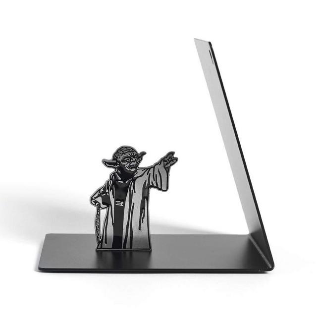 Star Master Bookends, Metal Decorative Bookends for Heavy Duty Books Black Metal Bookshelf Desktop Book Stands Home Office Decor