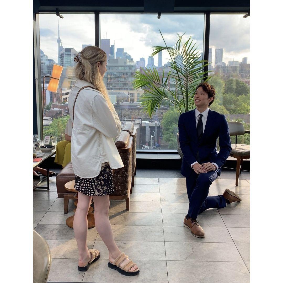 When Kota popped the big question.