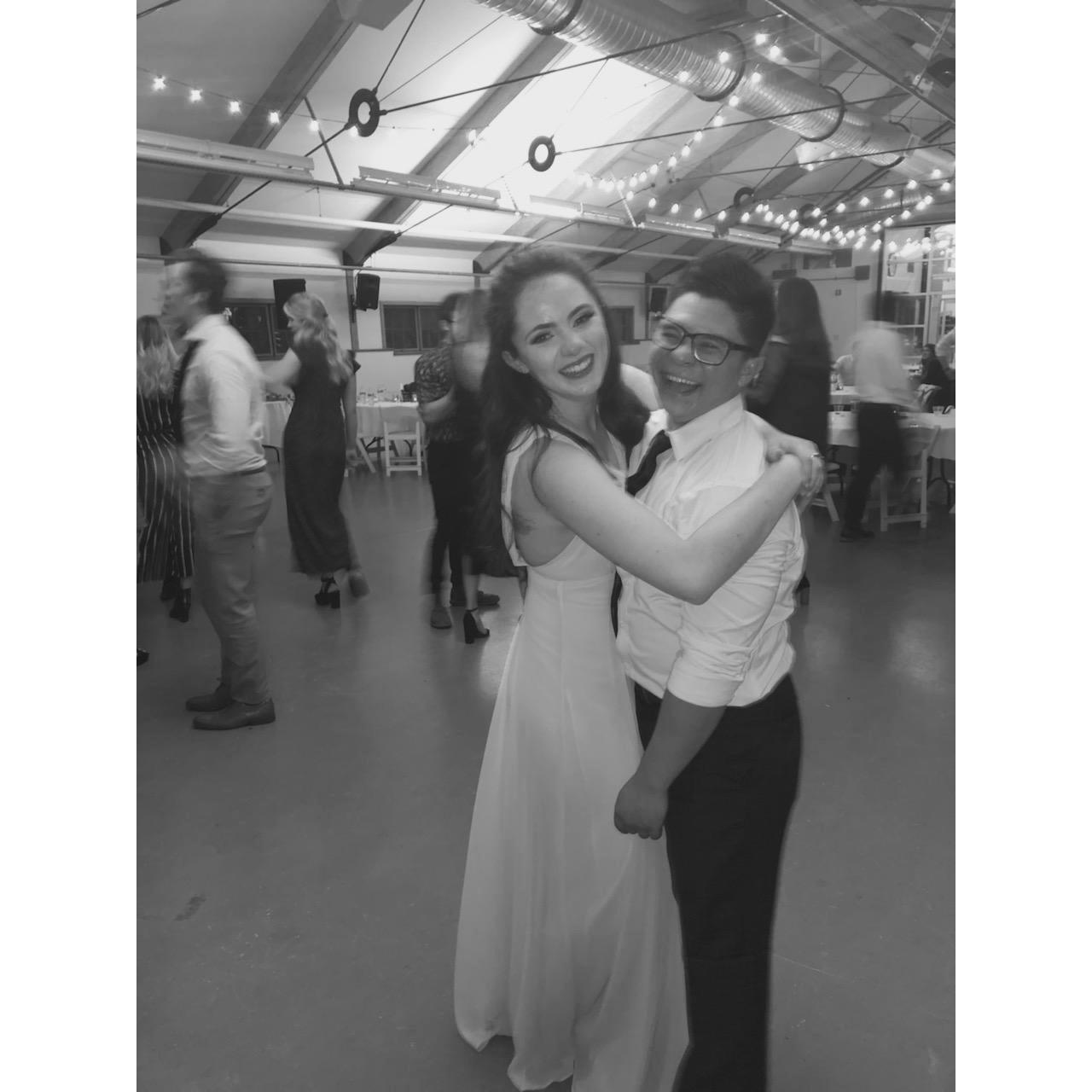 Dancing the night away at the Hummel's wedding in Issaquah, WA