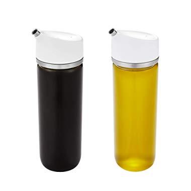 OXO Good Grips Precision Pour Glass Oil & Vinegar Dispenser Set, 12 oz