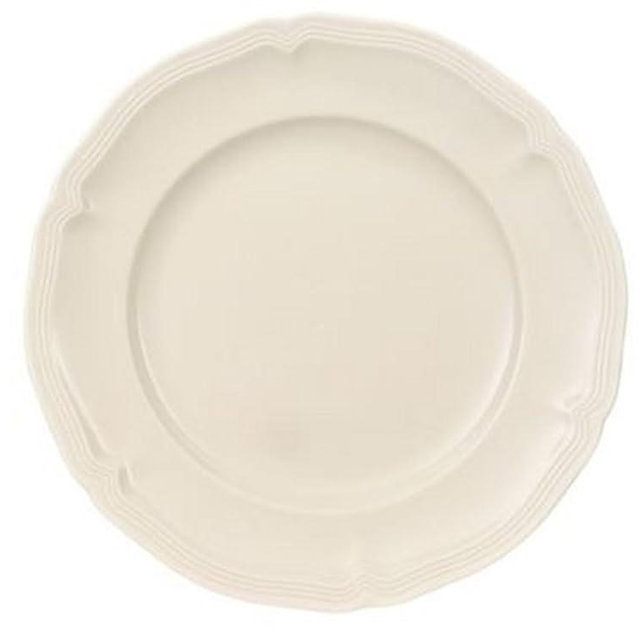 Villeroy & Boch Manoir Bread and Butter Plate, Premium Porcelain, Made in Germany, 6.75 in, White